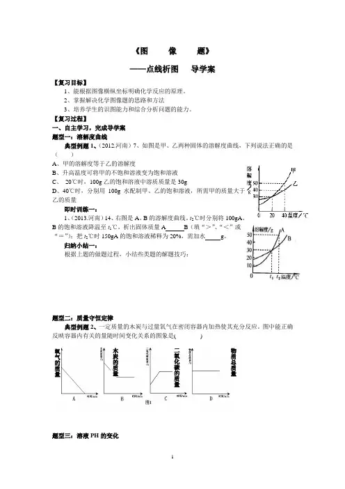 图像题导学案