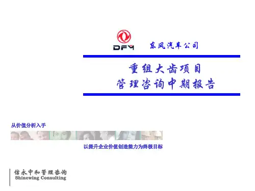 信永中和-东风汽车公司重组大齿项目管理咨询中期报告-030700
