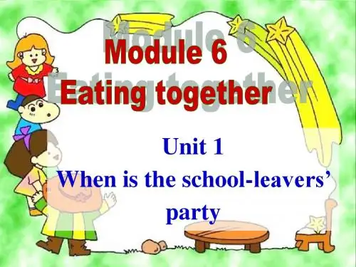 初三英语九年级下册(外研版)Module6 Unit1公开课课件