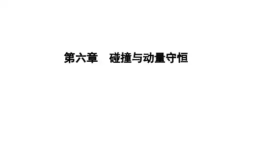 2020版导与练 第六章 碰撞与动量守恒第1节 动量定理 动量守恒定律 (1)