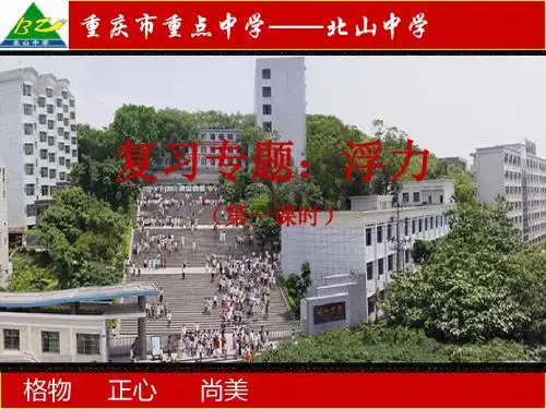 中考物理总复习课件《浮力》