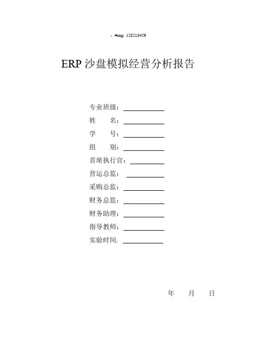 erp财务总监心得