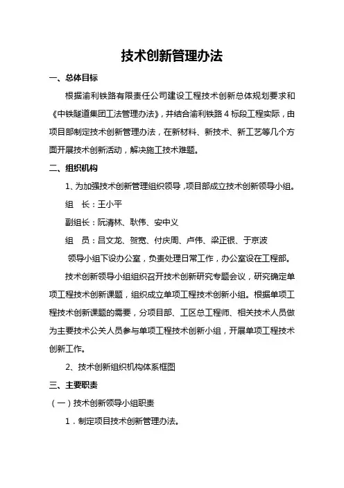 技术创新管理办法 2