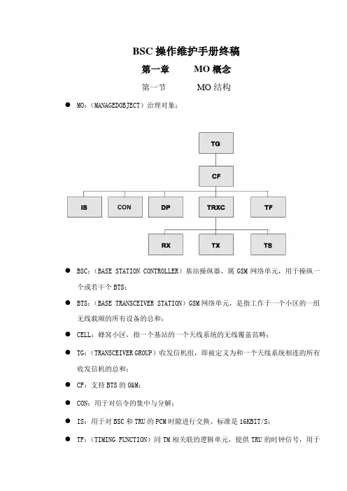 BSC操作维护手册终稿