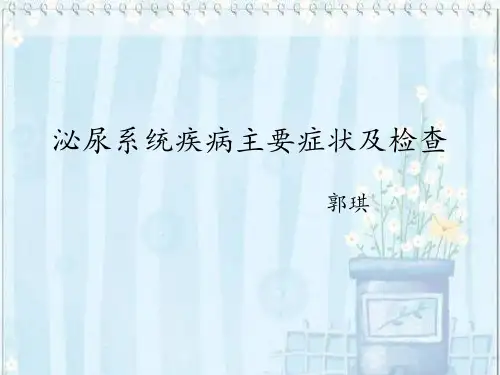 泌尿外科出科