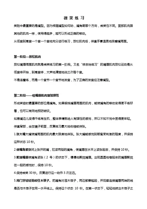 如何微笑 (完整打印版)