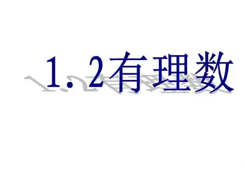 有理数2