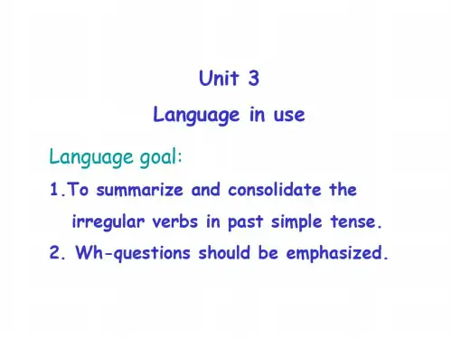 七年级英语language-in-use课件3