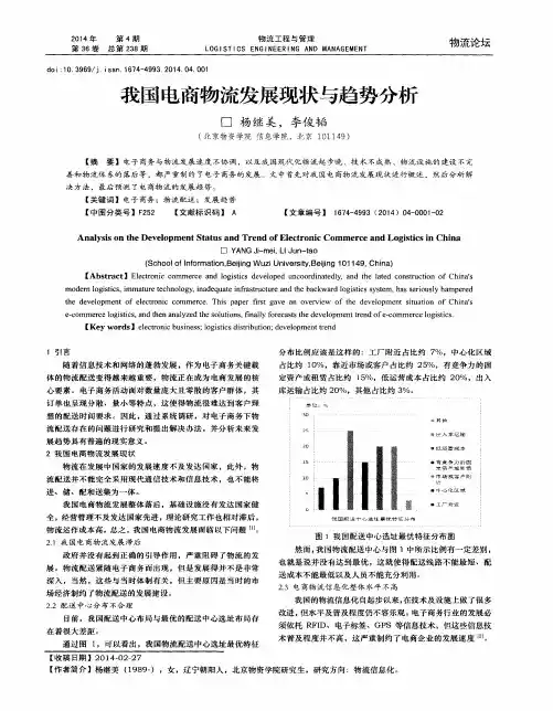 我国电商物流发展现状与趋势分析