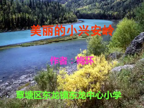 《美丽的小兴安岭》PPT课件(新人教版三年级语文第五册课件)