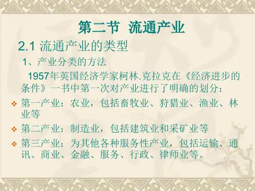 第二节流通产业