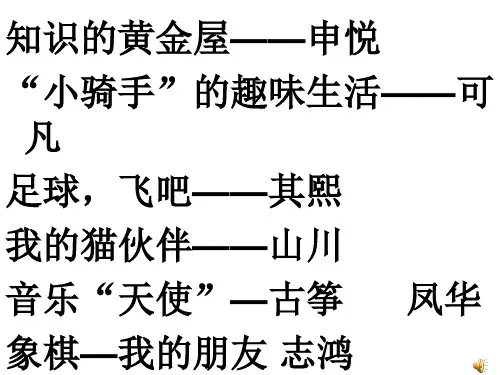 我心目中的英雄