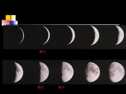 六年级下册---3.2月相变化