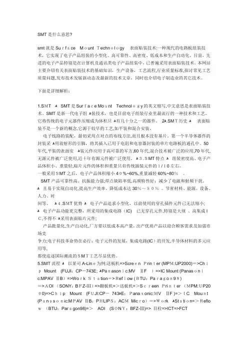 SMT是什么意思