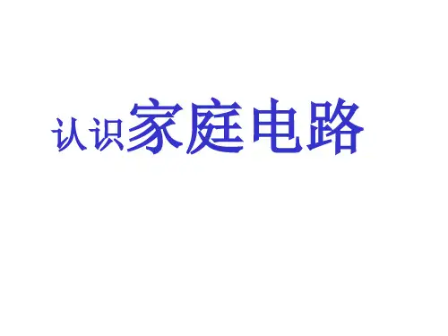 18.1家庭电路