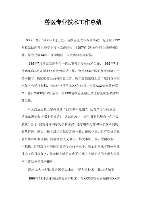 中级职称个人专业技术工作总结(通用版).doc