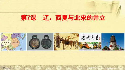 707 辽西夏与北宋的并立