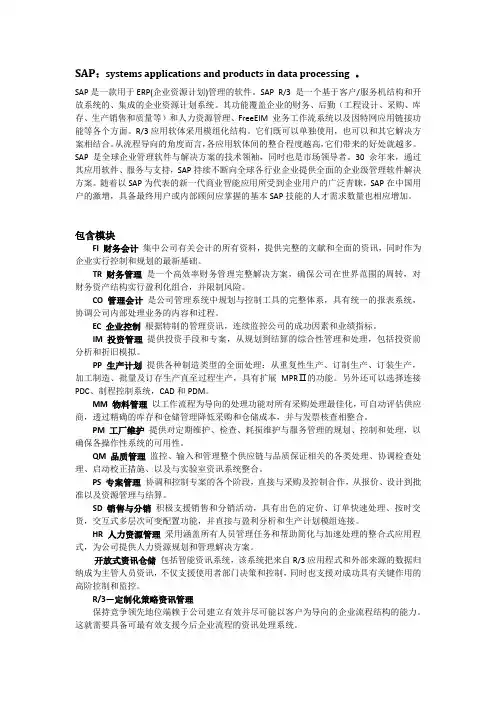 SAP系统