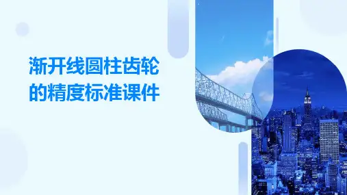 渐开线圆柱齿轮的精度标准课件