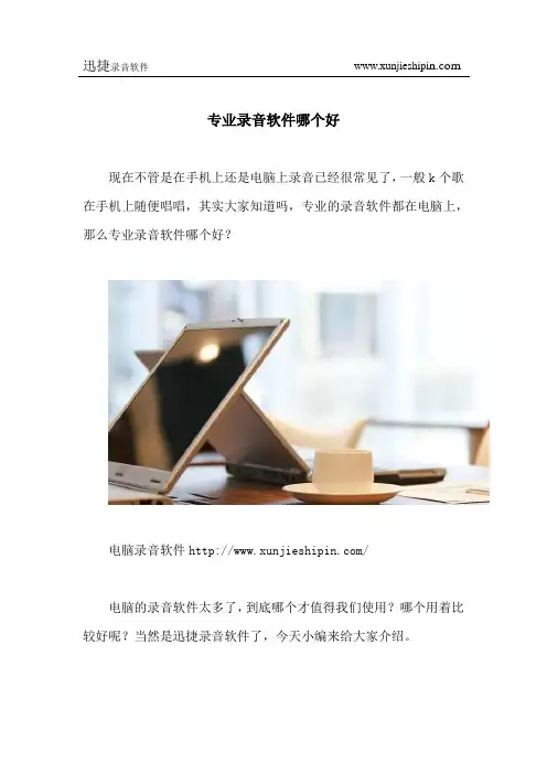 专业录音软件哪个好