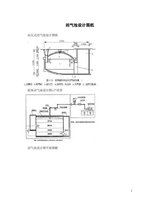 沼气池设计图纸