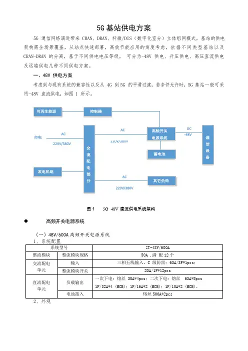 5G基站供电方案6.10