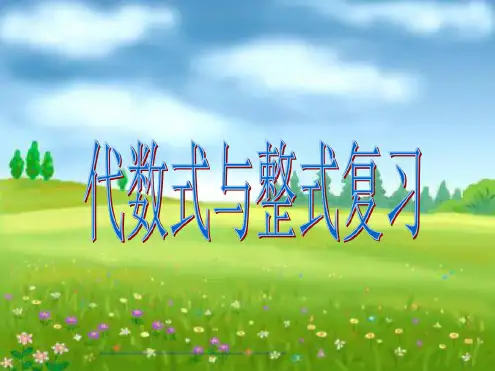 中考复习(代数式)[下学期]--北师大版