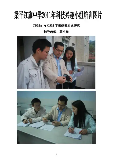 CDMA与GSM手机辐射对比研究