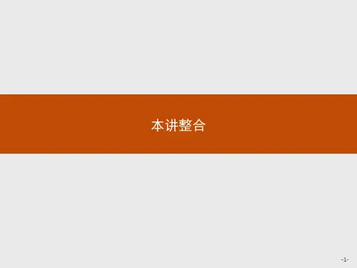 高中数学人教A版选修4-5课件：本讲整合2