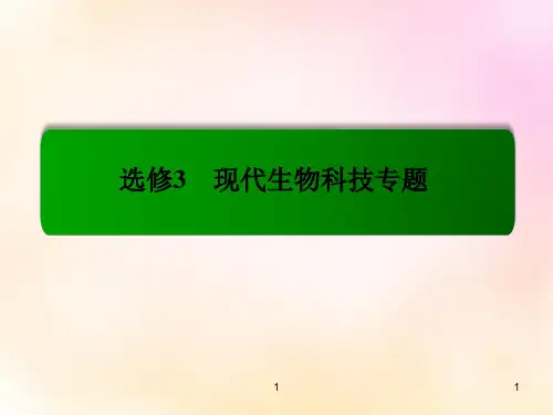 高考生物总复习 专题2 细胞工程课件 新人教版选修3