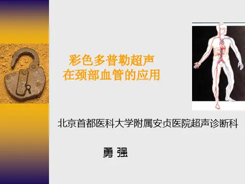 彩色多普勒超声在颈部血管的应用勇强
