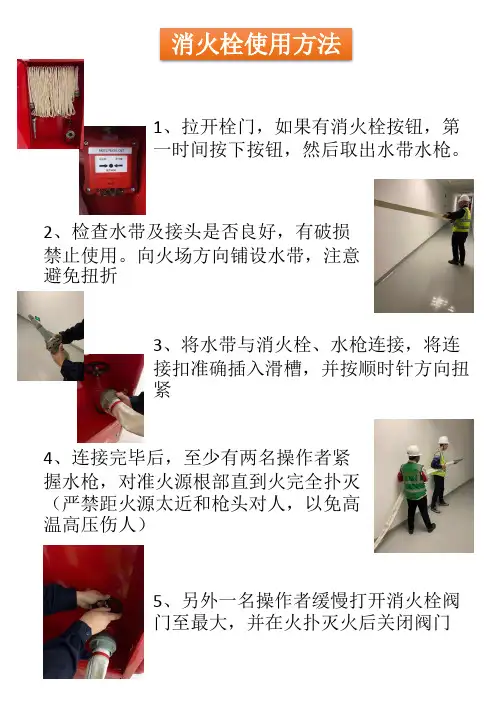 消火栓使用方法