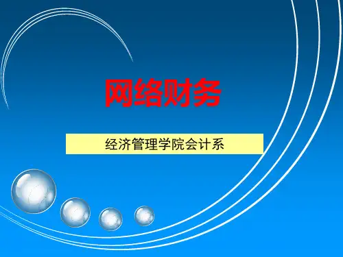 第1章 网络财务概述