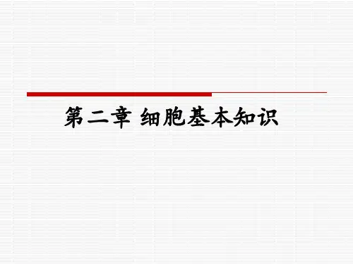 细胞的基本知识