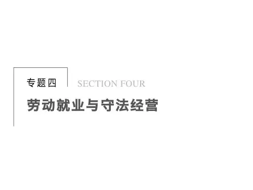人教版高中政治选修5专题四总结课件