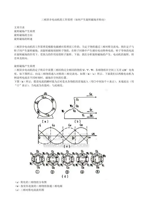 三相异步电动机的工作原理 2