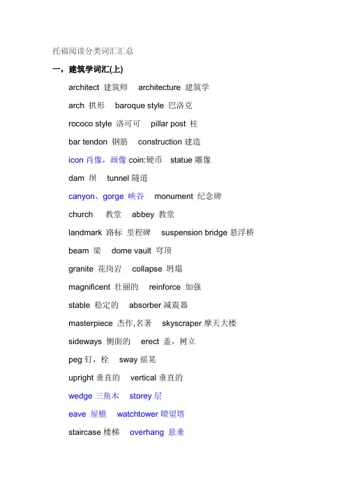 托福词汇表