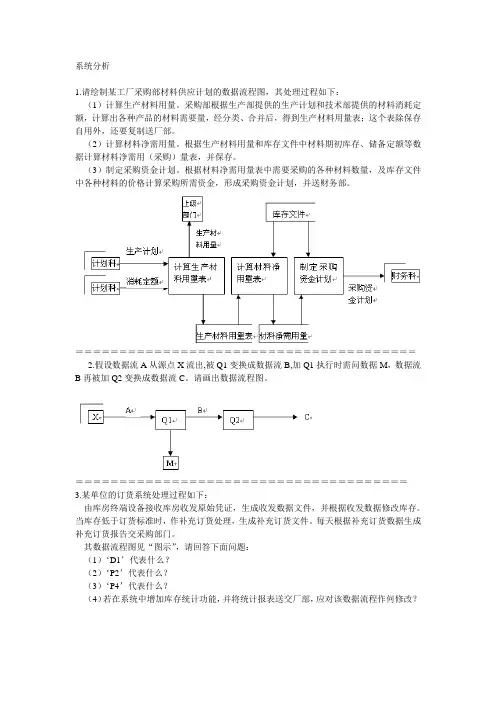 管理系统中计算机应用---应用题[1]