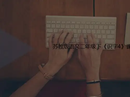 苏教版讲义语文二年级下《识字4》课件