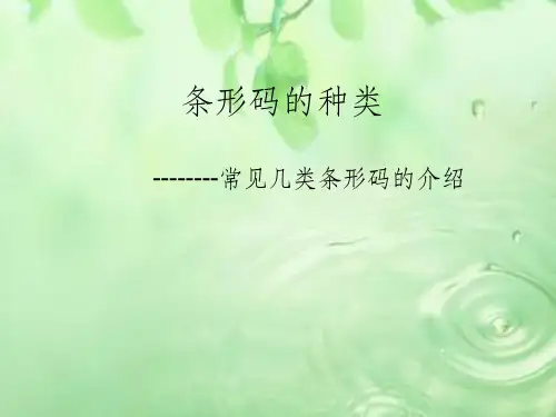 条形码的种类及其常见类型