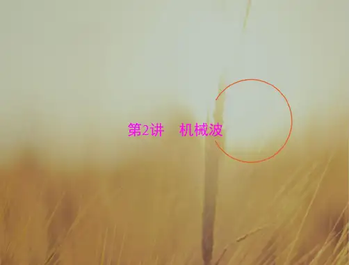 2018版高考物理大一轮专题复习课件：专题十三 第2讲 机械波 精品