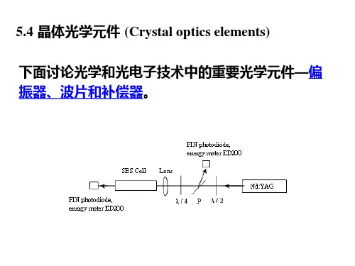 5.4 晶体光学元件