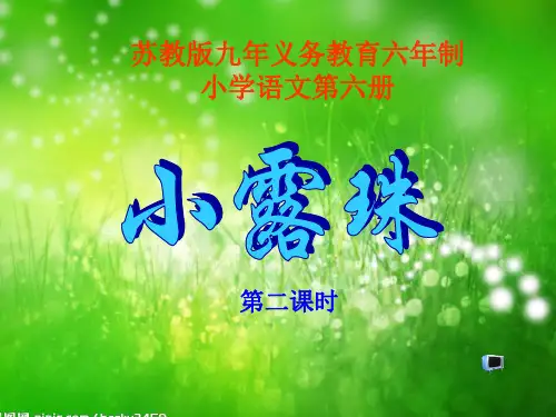 小露珠课件(完成)