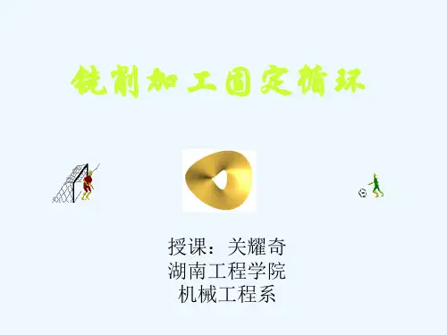 铣加工固定循环指令