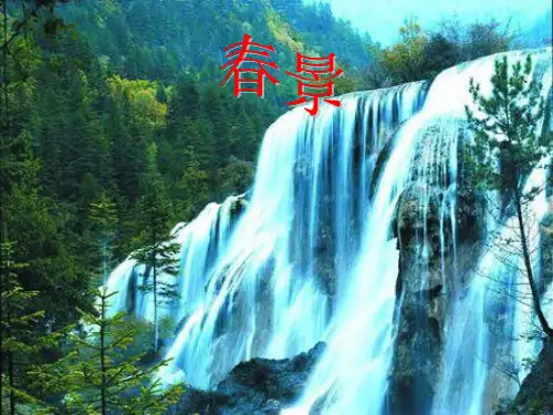 九寨沟旅游的调查分析21页PPT文档