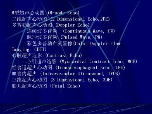 超声心动图