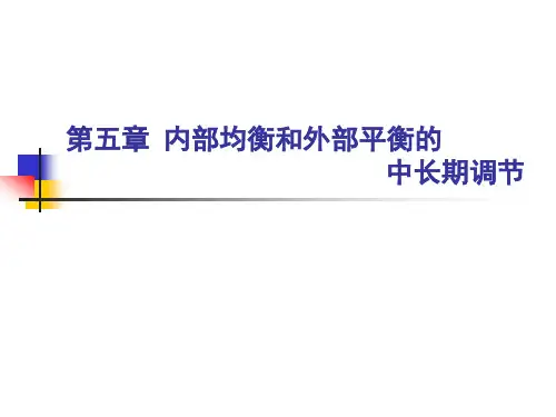 第五章_内部均衡和外部平衡的中长期调节