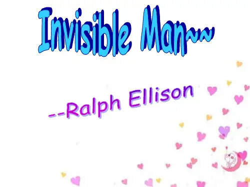 现代大学英语精读5 Lesson 7 Invisible man
