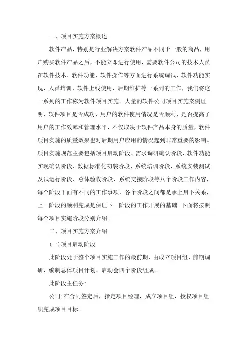项目实施方案