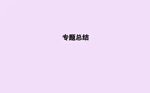 (浙江专用)2019-2020学年高中历史 专题八 当今世界经济的全球化趋势专题总结课件 人民版必修2